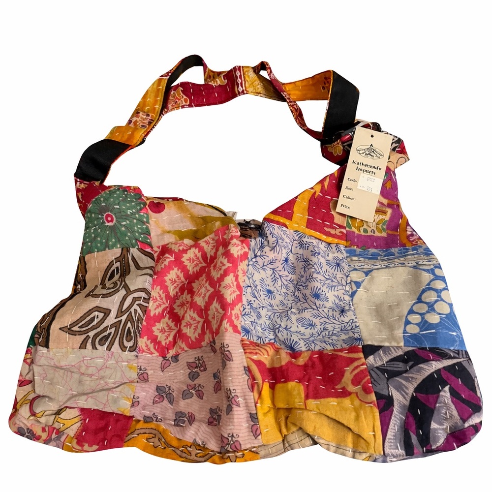 Patchwork Multicolor Boho Crossbody Bag
